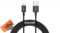 Cable Baseus USB - Lightning, Serie Superior 2.4A 1m