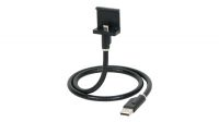 Cable rígido micro USB Macho a USB A Macho 0.45m negro