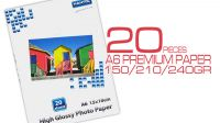 Papel fotográfico A6 Premium Glossy 2880Dpi (20)
