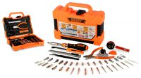 Kit de herramientas llave magnética trinquete con puntas para mantenimiento 47 piezas