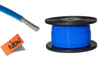 Bobina de cable coaxial RG59 LSZH 75 Ohms 250m Azul