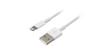Cable USB datos/carga compatible iPad/iPod/iPhone Lightning Apple MFI 2m. blanco