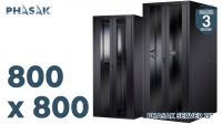 Rack 19" Phasak 800x800 negro (Desmontado)