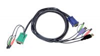 Cable SPHD 15 Macho + Audio / Micro a VGA Macho + USB y Audio / Micro + USB
