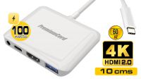 Cabo adaptador USB 3.1 (M) - HDMI , USB 3.0 - USB 3.1 (F) PD 100w