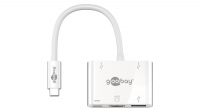 Cabo adaptador USB 3.1 M - HDMI F+USB 3.1 F USB 3.0   4 K*2 K@30 Hz  branco 0.15