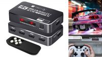 Switch HDMI 2.0b 5in1 4K HDCP2.2 con mando a distancia