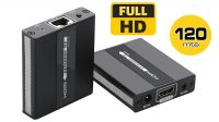 Kit de extensão HDMI por UTP Cat.5e/6 Full HD 1080P HDMI 1.3 HDCP 1.4 120m