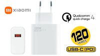 Carregador Xiaomi 1x USB-A 120W Máx. 6A branco