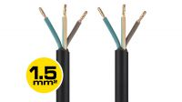 Cable para conexión alimentación exteriores 3G1.5mm IP44 con terminales