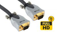 Cable de monitor VGA 15 Pines Gold Plated M/M