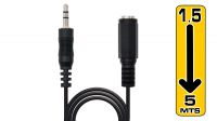 Cable multimedia Jack 3.5mm M/H