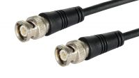 Cable coaxial RG58 BNC Plug-BNC-Plug 50 Ohm, Negro