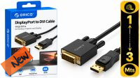 Cabo Displayport a DVI-D Goldplated 4K M/M