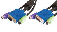 Cable de extensión 3 en 1 PS/2 M/H alta calidad