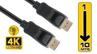 Cable de monitor DisplayPort 20pin v1.2 M/M 4K (1m-10m)