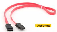 Cable interno de datos SATA III clips 7 pines - 7 pines 0.75m