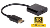 Cabo adaptador Displayport 1.2 a HDMI M/F 4K