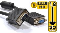 Cable de monitor VGA HD15 doble apantallado M/H