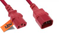 Cable alargador alimentación SFO Rojo  M/H 0.50m