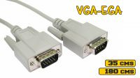 Cable de monitor VGA/EGA HD-15 DB-9 M/M