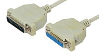 Cable serie DB25 null modem ensamblado M/H