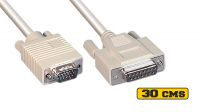 Cable adaptador DB15 Hembra a HD15 Macho 15 Pines 0.3m