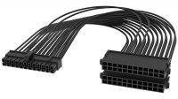 Adaptador de corriente extensión interna ATX 24P M/F+24(2p) Hembra 0.3m