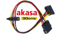 Adaptador Molex a dual SATA 30cm