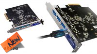 Tarjeta PCIe USB 3.2 A x 3 puertos, C x 2 puertos, 1XSATA interna