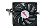 Cooler Akasa CPU AMD 939/AM2/AM3 PWM aluminio bajo perfil mini ITX