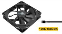 Ventilador Viper de alto rendimiento 84CFM 6.9/28 dB, 120mm x 120mm x 25mm
