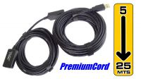 Cable de extensión de señal USB 2.0 Certificado A M/H
