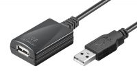 Repetidor ativo sinal USB 2.0 cabo extensão A/M-A/F 5m