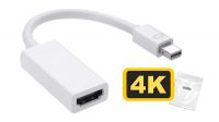 Adaptador mini DisplayPort Macho a HDMI Hembra soporta 3D 4K y 2K