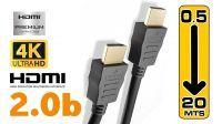 Cable HDMI 2.0 Ultra HD 4K a 60Hz M/M (1m - 15m) Negro