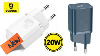 Carregador Baseus 1 x USB-C 20W QC max. 3A