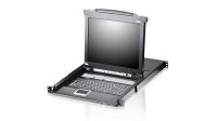 Consola LCD 19" KVM PS2/USB 8p. teclado Inglês