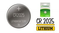 Pila CR2025 Contour de litio 3V
