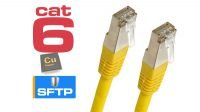 Cable FTP Cat.6 PVC Amarillo 0,50m