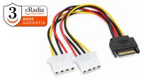 Cable divisor de alimentación SATA 0.15m