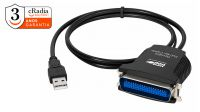 Cabo adaptador cRadia USB a Centronics M/M 0.80 m.