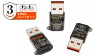 Adaptador USB-A M - USB-C F GEn2, USB3.2 120W PD 10Gbs