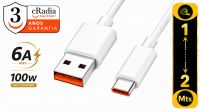 Cable USB 3.0 Xiaomi Tipo A Macho a Tipo C Macho máx. 6A 100W
