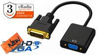 Cable cRadia adaptador monitor DVI-D  M - VGA H  0.15 m