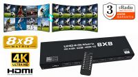 Conmutador Matrix 8x8 4k@60Hz HDMI2.0B HDMI