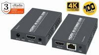 Kit extensión HDMI UTP Cat. 5E/6  4K, HDMI 1.4  100 m.