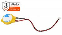 Pila litio 3V CR2032 con cable conector JST 2pin CMOS/RTC