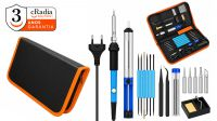 Kit cRadia Ferro soldar 230V-60W com suporte e acessórios