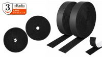 Rollo velcro cRadia 20mm  Negro  5m
